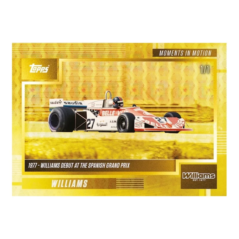 2026 Topps Atlassian Williams Racing