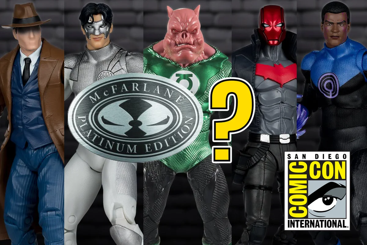 McFarlane DC Multiverse Gold Label SDCC 2026 exclusives + hidden Platinum Edition chases