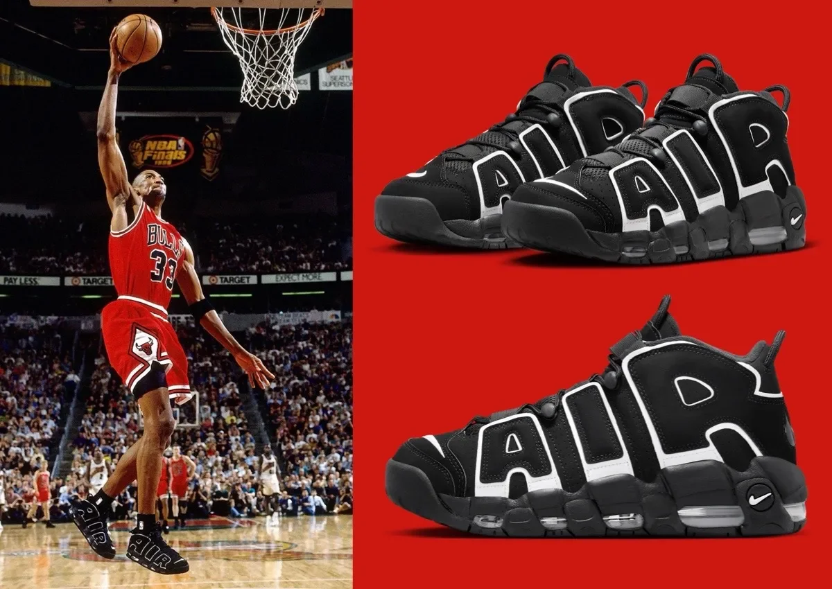 Nike Air More Uptempo OG “Black/White” Releases August 21st