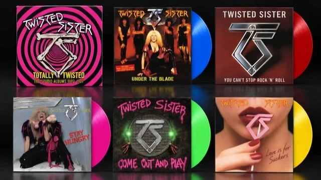 TWISTED SISTER - Totally Twisted: The Studio Albums 1982-1987 (First 5 Albums On Limited Edition Red, Blue, Pi